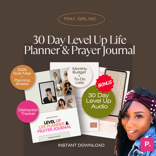30 Day Level Up Life Planner & Prayer Journal